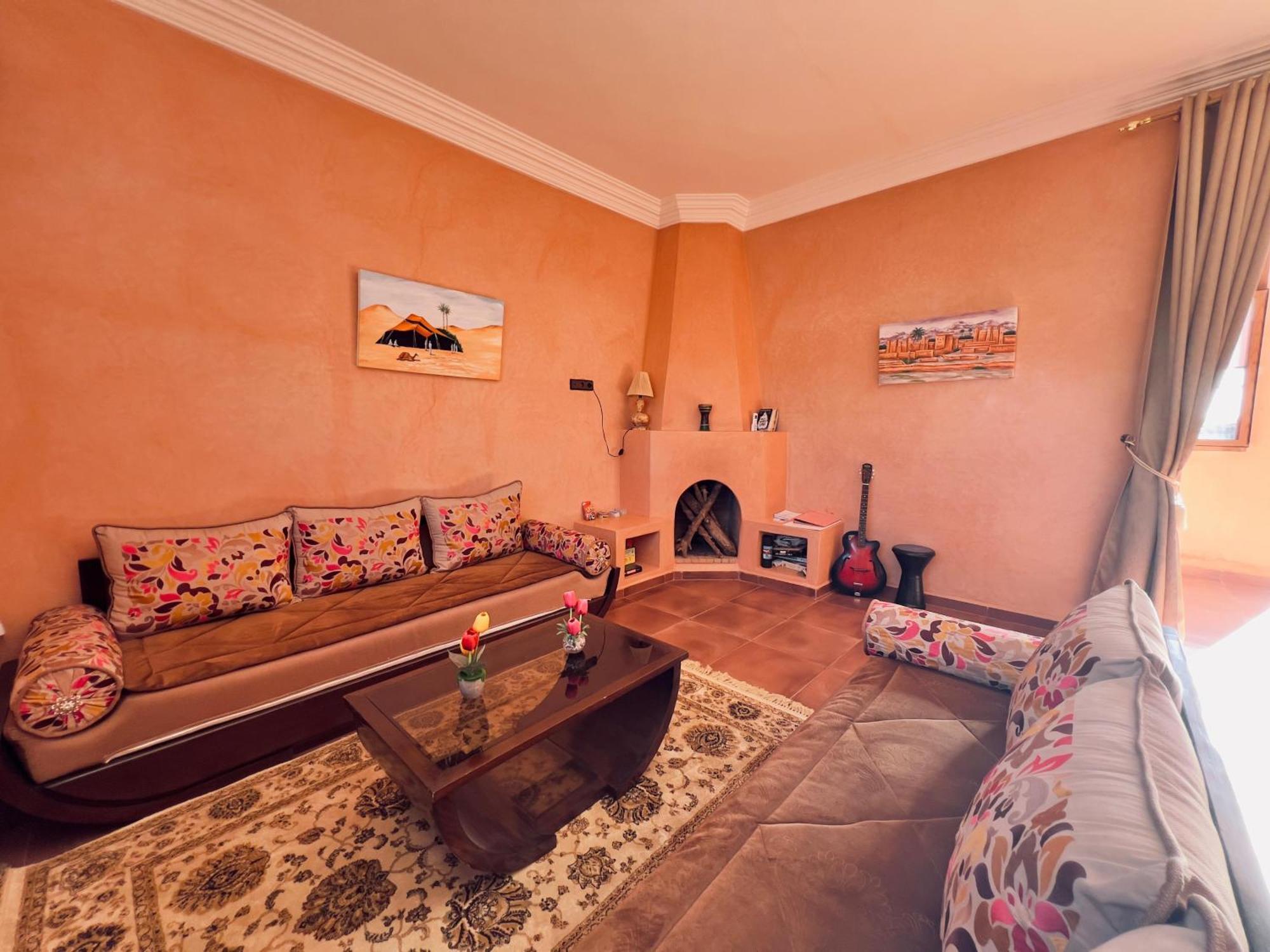 Family Villa With Swimming Pool And A Wonderful Mountain View マラケシュ エクステリア 写真